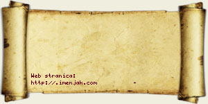 Gustav Rakovac vizit kartica